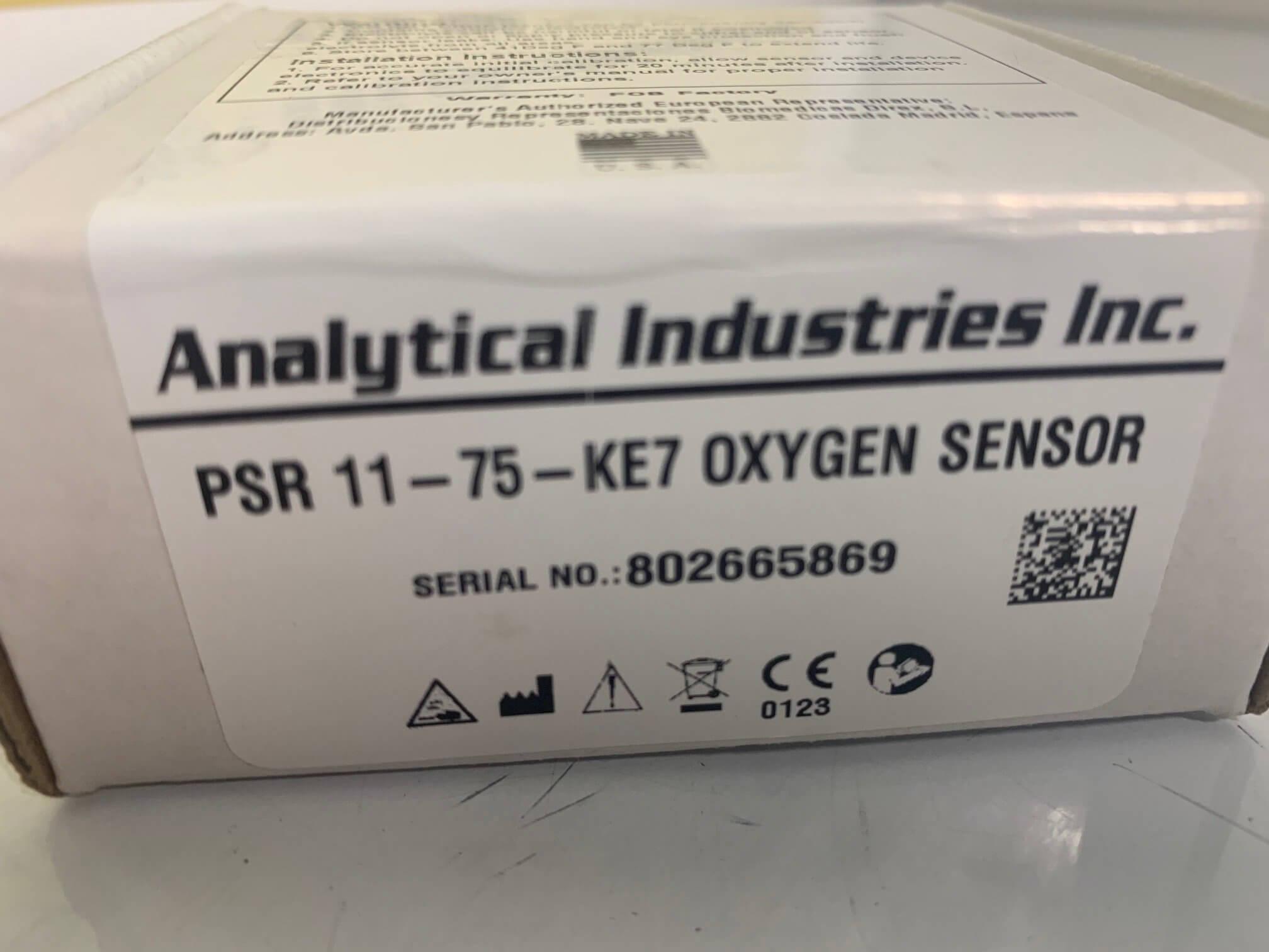 NEW Analytical Industries Oxygen Sensor PSR-11-75-KE7 for Newport HT70 with  Free Shipping and Warranty