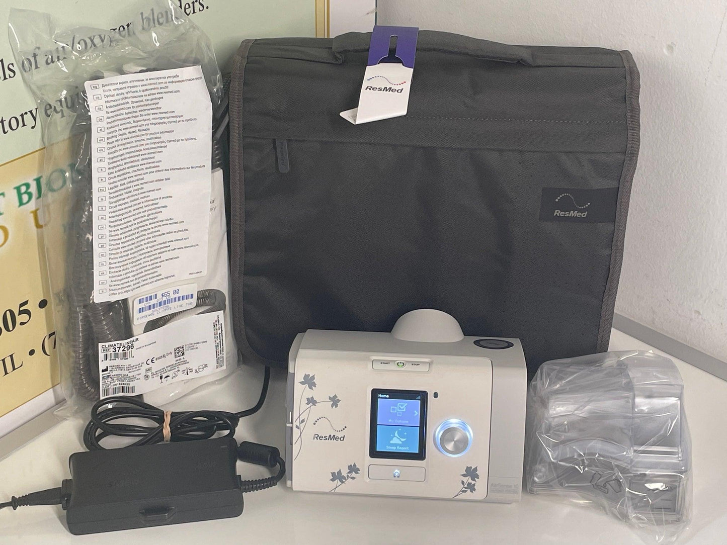 USED ResMed AirSense10 Autoset for Her CPAP Machine with HumidAir Humidifier 37036