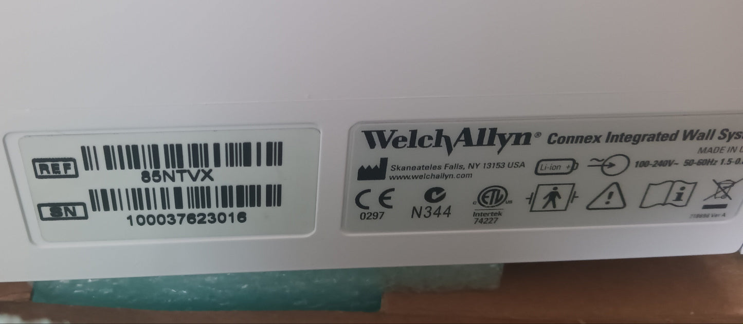 Welch Allyn CONNEX Integrated Wall System Vital Sign Monitor 85NTVX - Used