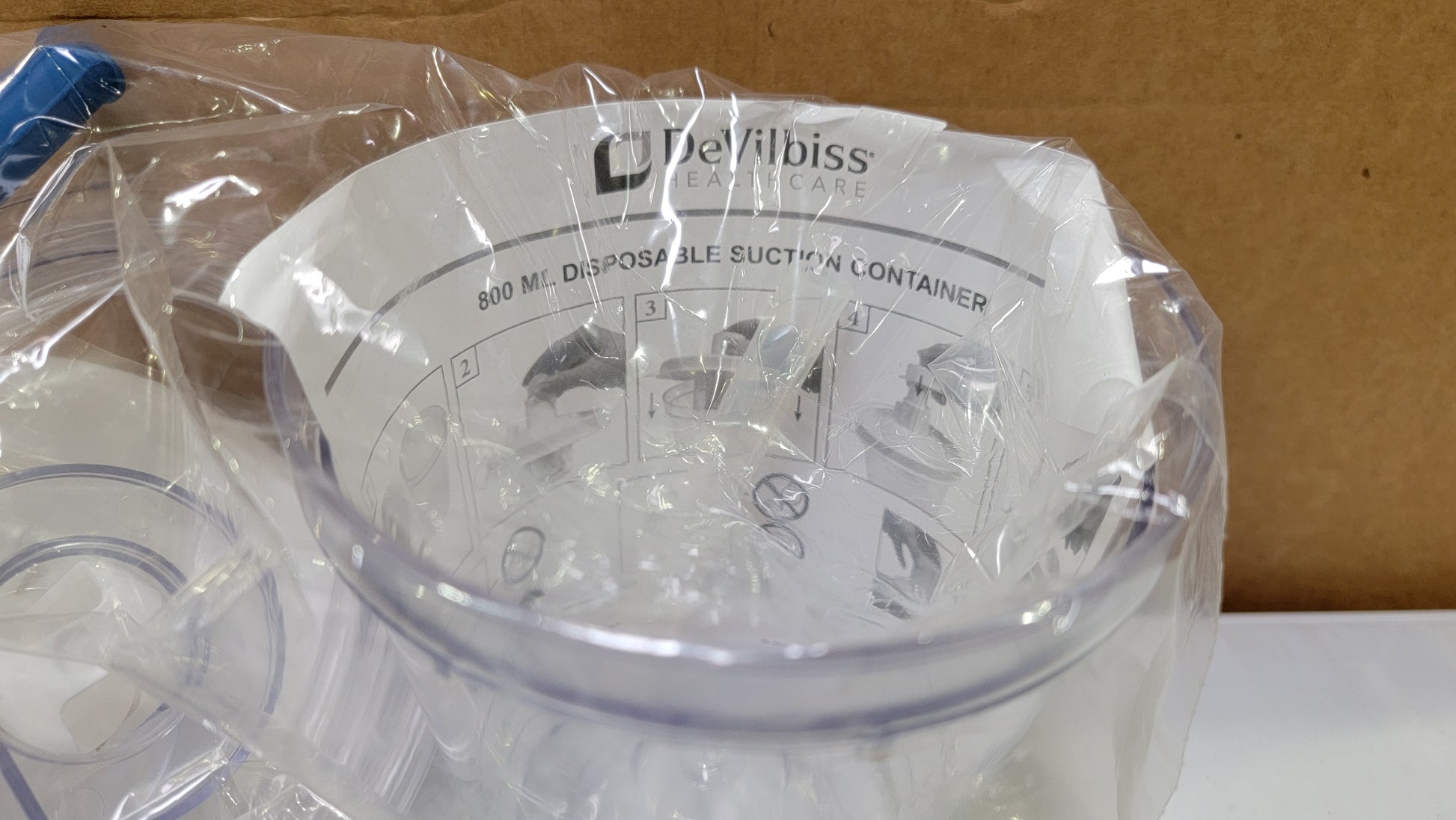 DeVilbiss 800mL Disposable Container 7305D-633 - New - MBR Medicals