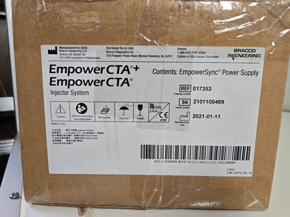 NEW Demo Bracco Injeneering Empower CTA Power Supply 017353 / 102377 - MBR Medicals