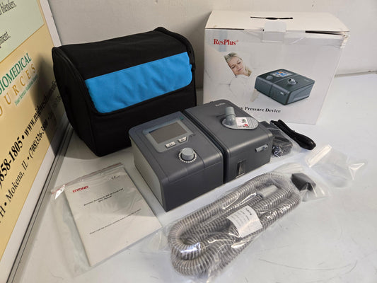 NEW Demo OxyGO ResPlus B-30P Auto BiPAP Machine with heated humidifier - MBR Medicals