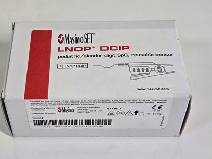 NEW Masimo LNOP DCIP Pediatric Slender Digit SpO2 Reusable Sensor 1276 - MBR Medicals