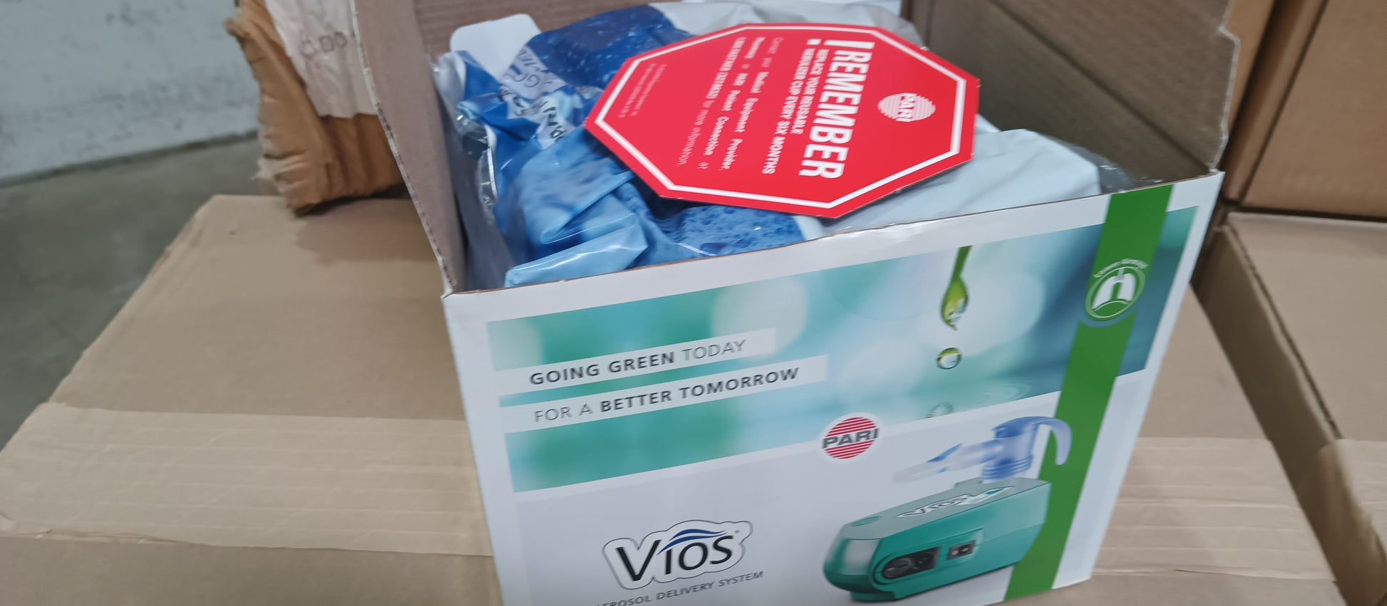 Pari Vios Aerosol Delivery System 310F35-RDN - New - MBR Medicals