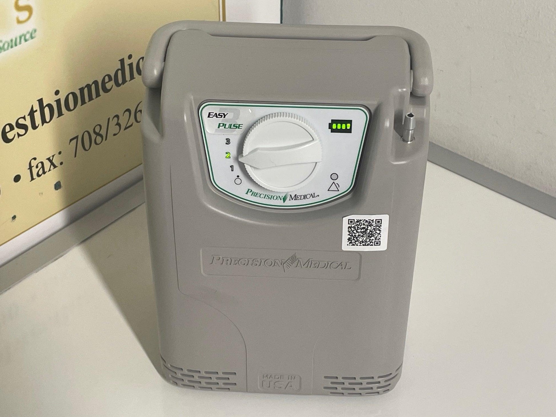 POC3 EasyPulse 3 Liter Portable Oxygen Concentrator W 12 Month Warranty - Refurbished - MBR Medicals