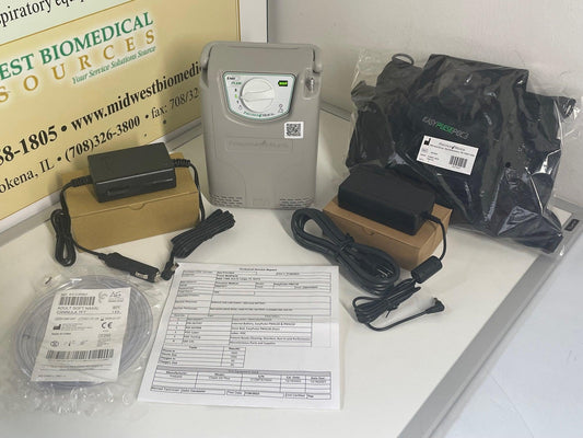 REFURBISHED POC3 EasyPulse 3 Liter Portable Oxygen Concentrator PM4130 - MBR Medicals