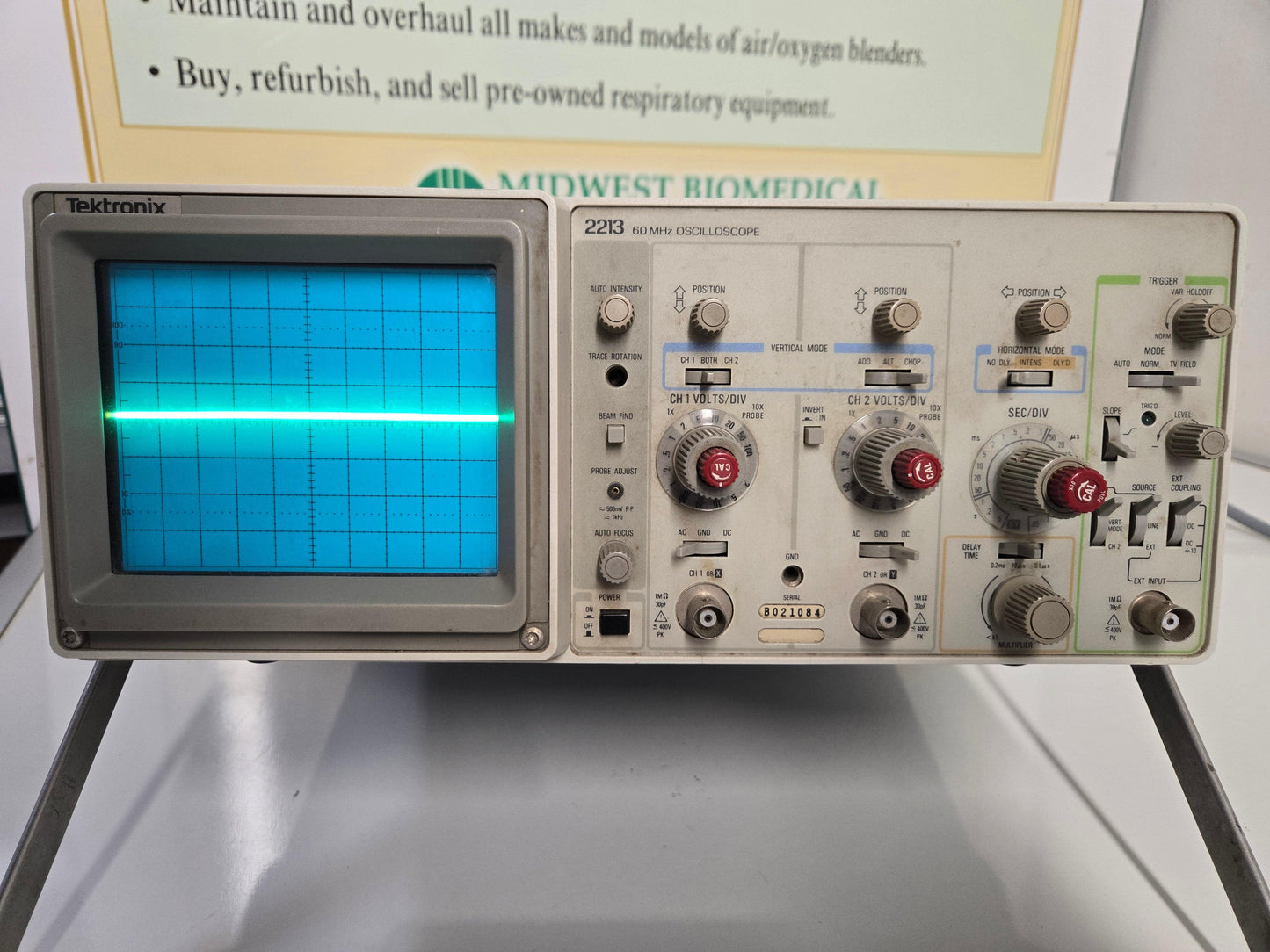 USED Tektronix Analog Oscilloscope 2213 - MBR Medicals