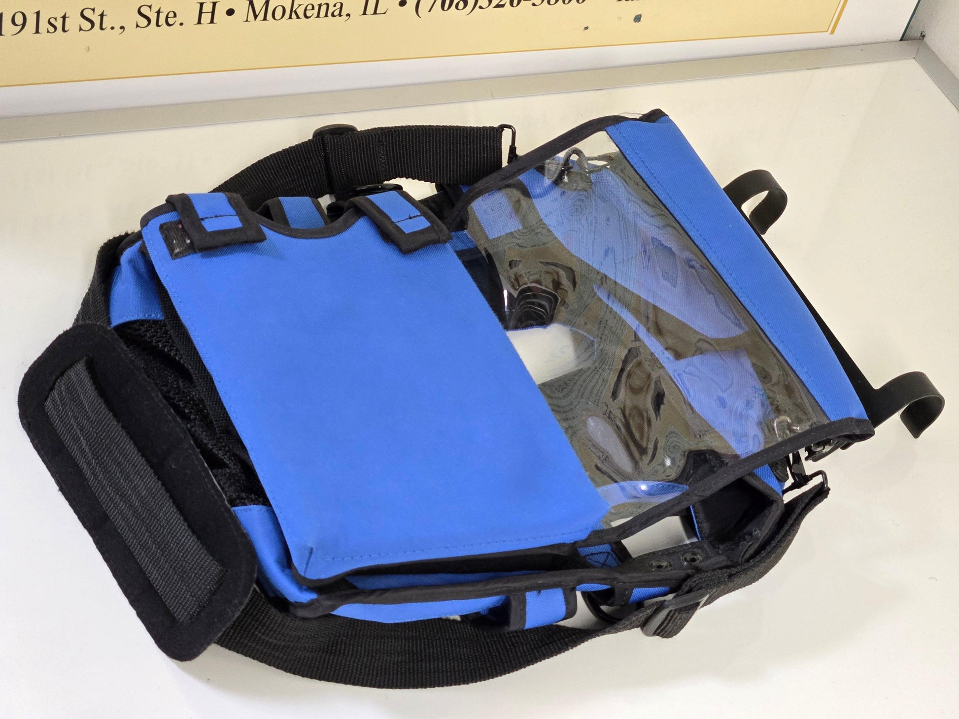 USED Vyaire CareFusion Blue Transport Backpack for LTV Medical Ventilator with SprintPack External pouch 15096-001 - MBR Medicals