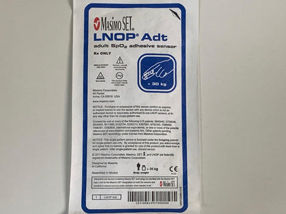 Lot of 2 New Adult SpO2 Adhesive Sensor LNOP Adt