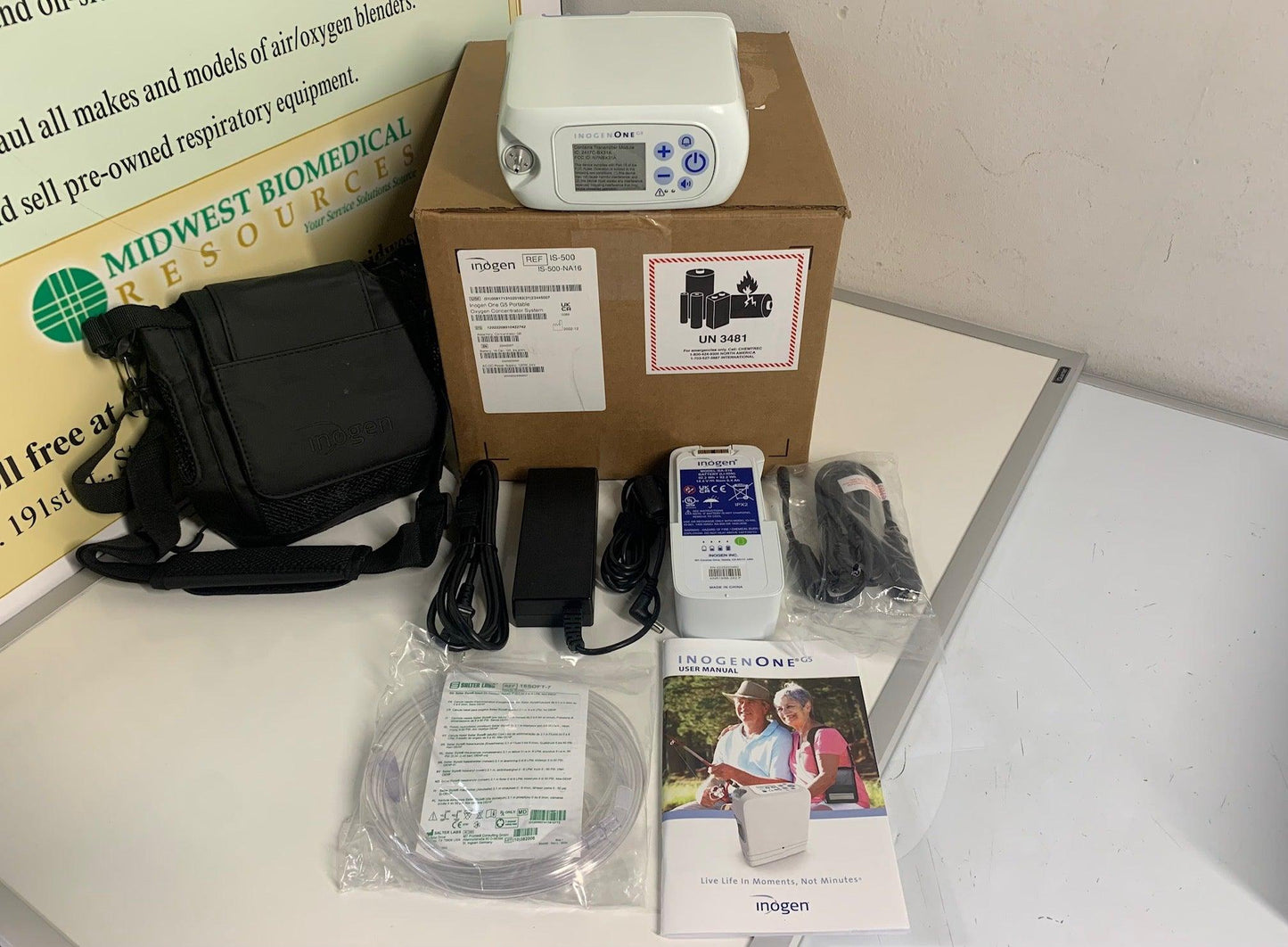 NEW Inogen One G5 Portable Oxygen Concentrator System Model IO-500 IS-500 , IS-500-NA16