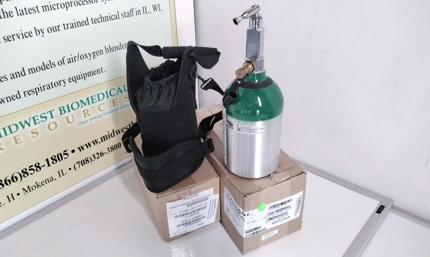 NEW Invacare ML6 Post Valve Cylinder and Carrying Bag HF2POST6KIT with Free Shipping and Warranty - MBR Medicals
