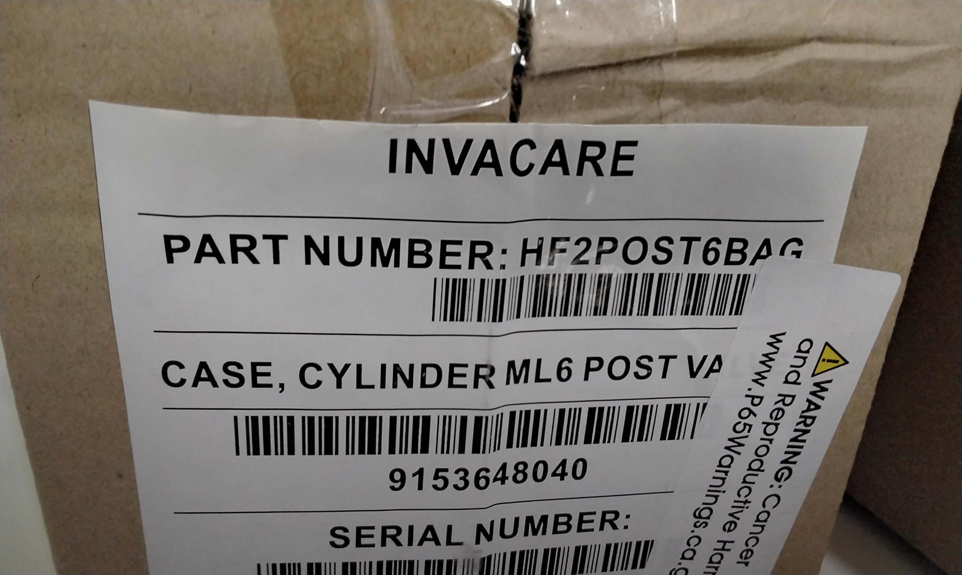 NEW Invacare ML6 Post Valve Cylinder and Carrying Bag HF2POST6KIT with Free Shipping and Warranty - MBR Medicals