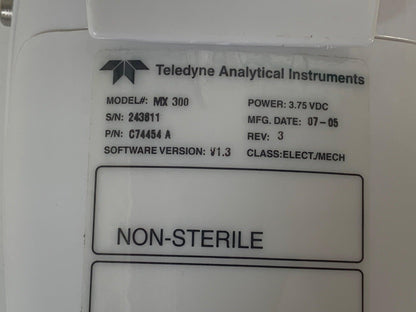 New Open Box Teledyne Model MX300 Portable Oxygen Monitor C74454