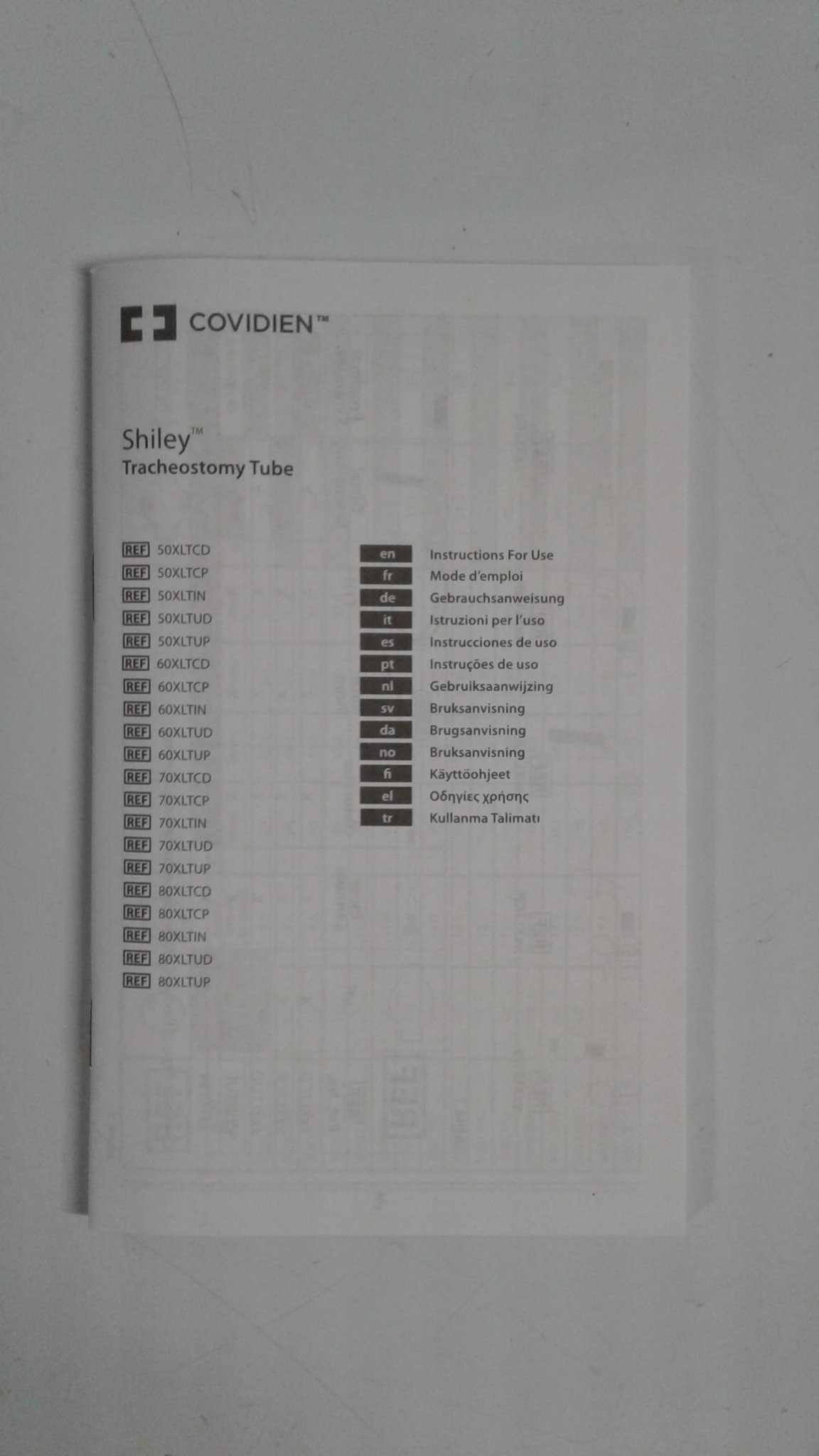 New 10/Box Covidien Shiley Inner Cannulas XLT 80XLTIN - MBR Medicals