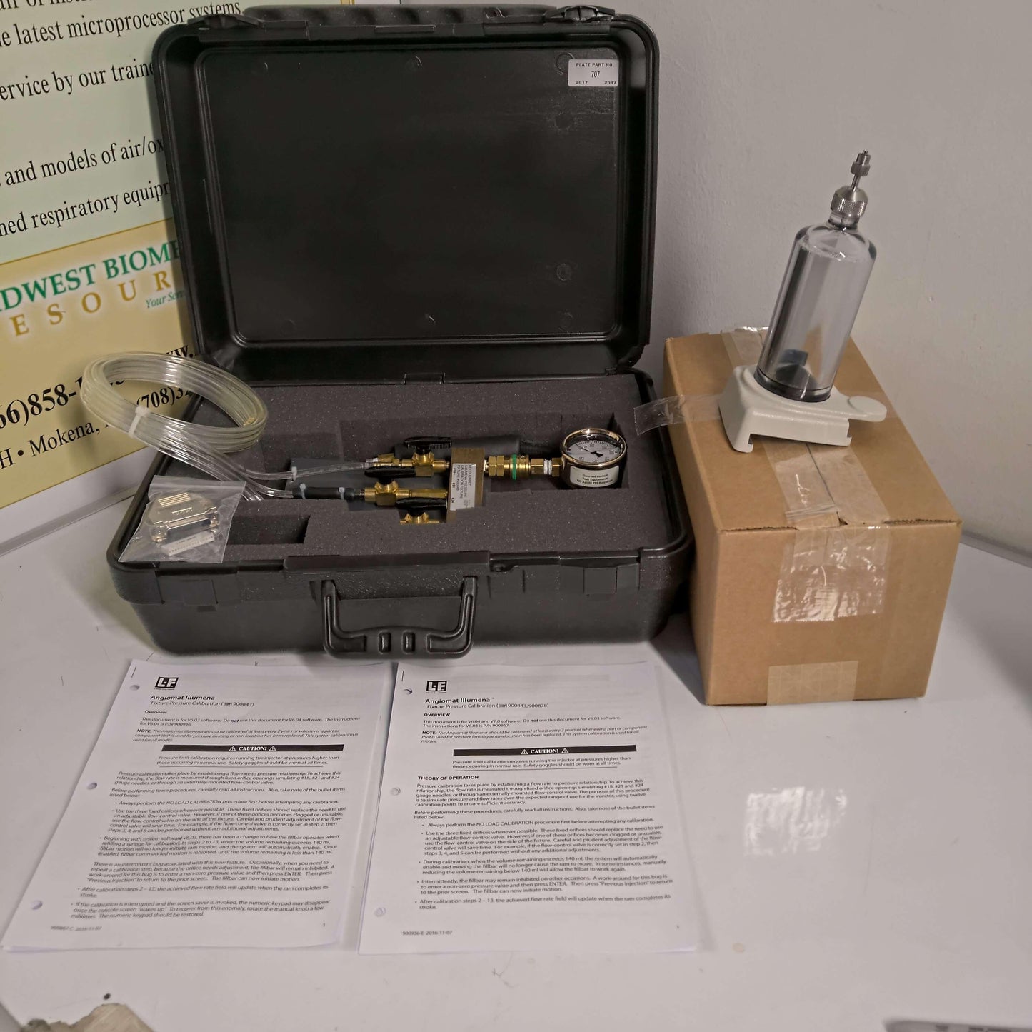 NEW Angiomat Illumena Pressure Calibration Fixture with Warranty & FREE Shipping - MBR Medicals