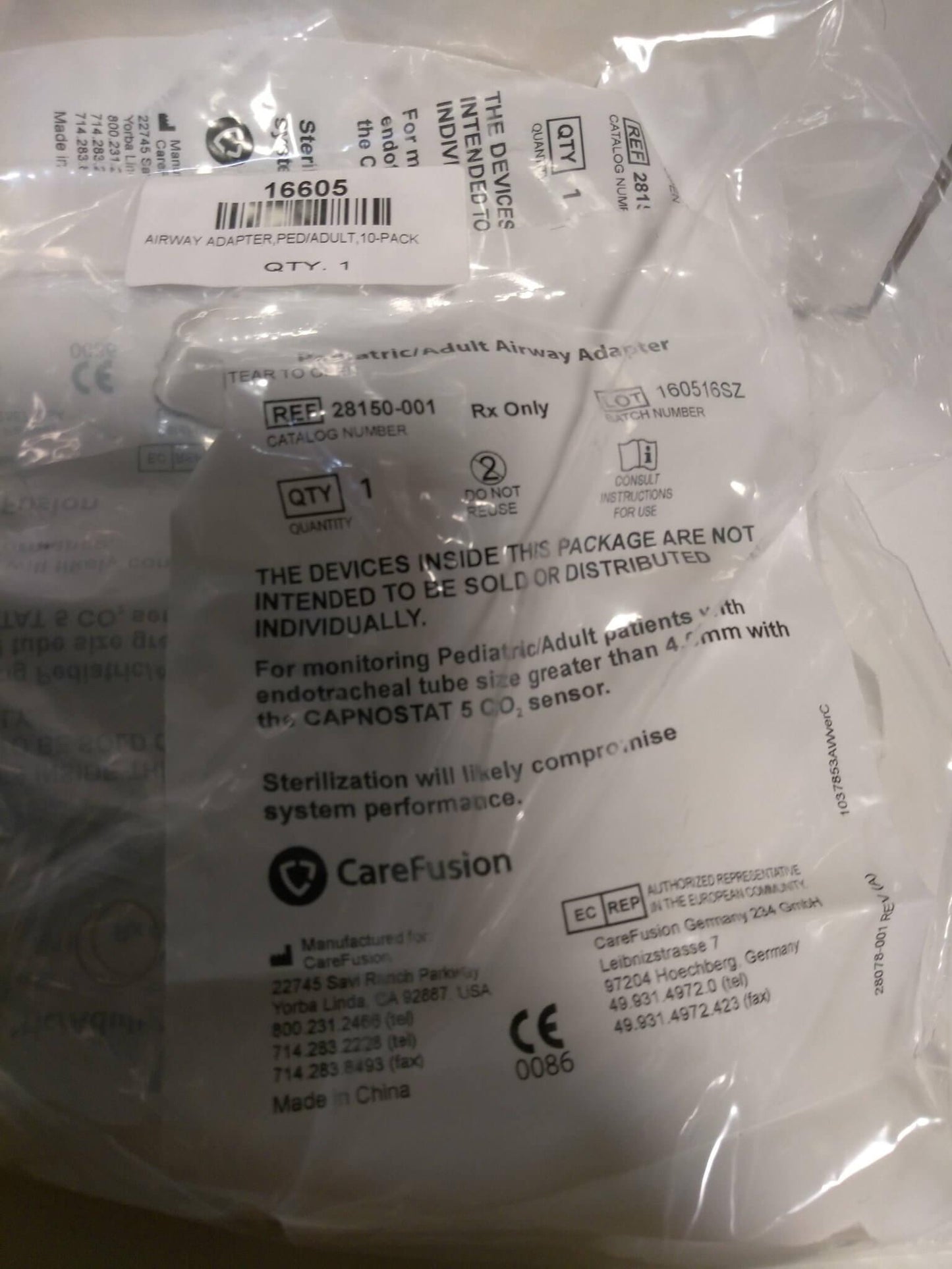 NEW Carefusion 17509 Capnography Vela CO2 Upgrade Kit 16546 16607 16605 Parts Warranty FREE Shipping - MBR Medicals