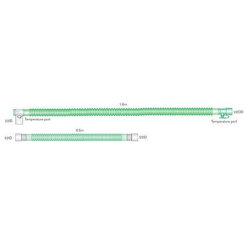 NEW Each Intersurgical Flextube 22mm Single Heated Wire Breathing System 2026035 - MBR Medicals