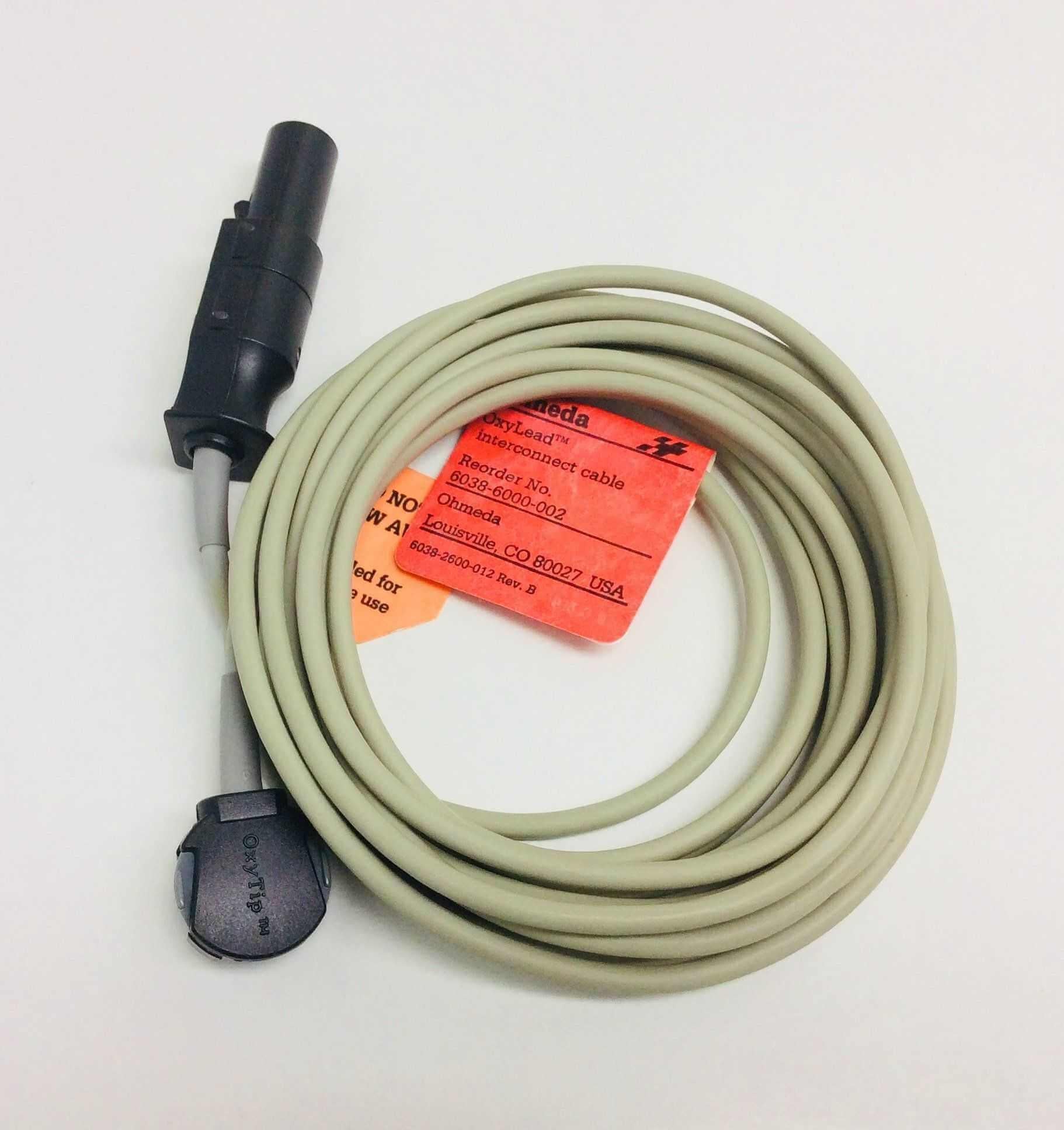 NEW Ohmeda Oxy Tip Oxylead Interconnect Cable 6038-6000-002 Warranty FREE Shipping - MBR Medicals