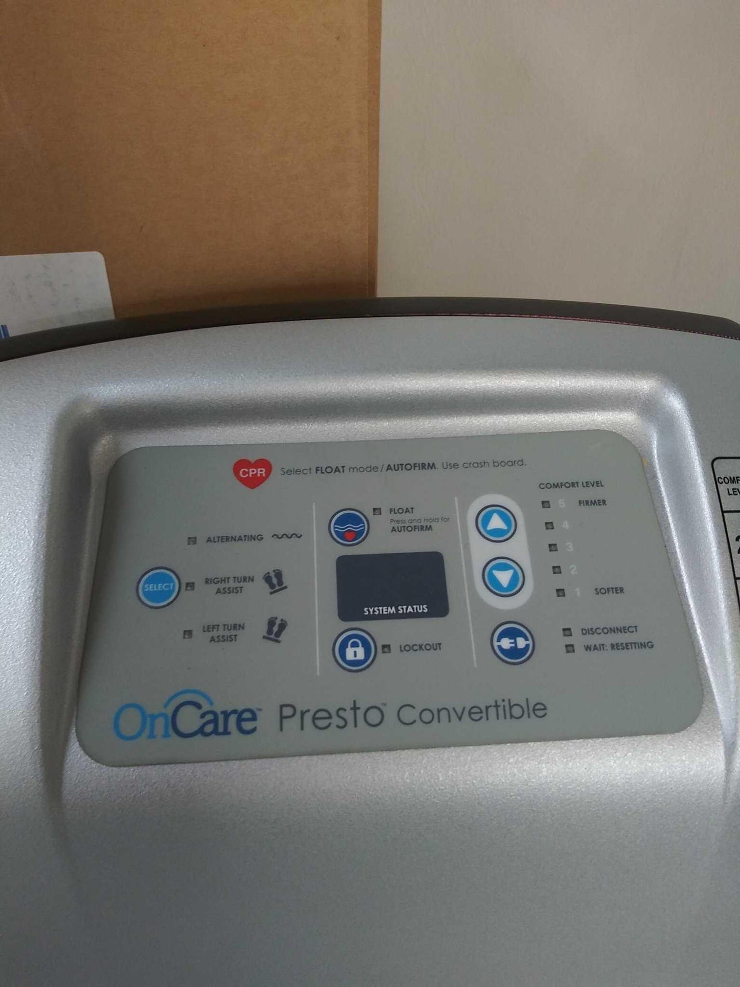NEW OnCare Presto Convertible Air-and Foam Hybrid Mattress Pump Model 8800 Warranty FREE Shipping - MBR Medicals