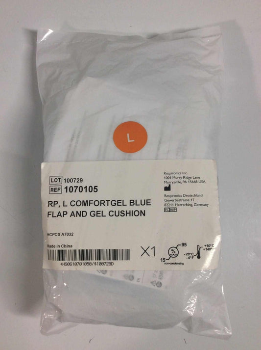 NEW Philips Respironics Large Comfortgel Blue Flap and Gel Cushion 1070105 - MBR Medicals