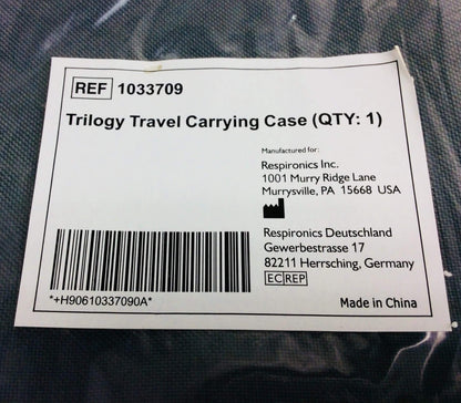 NEW Philips Respironics Trilogy Travel Carry On Bag 1033709 Warranty FREE Shipping - MBR Medicals