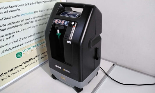 Refurbished Drive DeVilbiss 10L Compact 10 Liter Oxygen Concentrator 1025DS with Free Shipping and Warranty - MBR Medicals