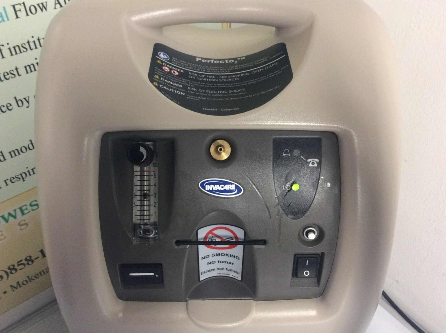 REFURBISHED Invacare Perfecto2 5 Liter Oxygen Concentrator IRC5PO2 Warranty FREE Shipping - MBR Medicals