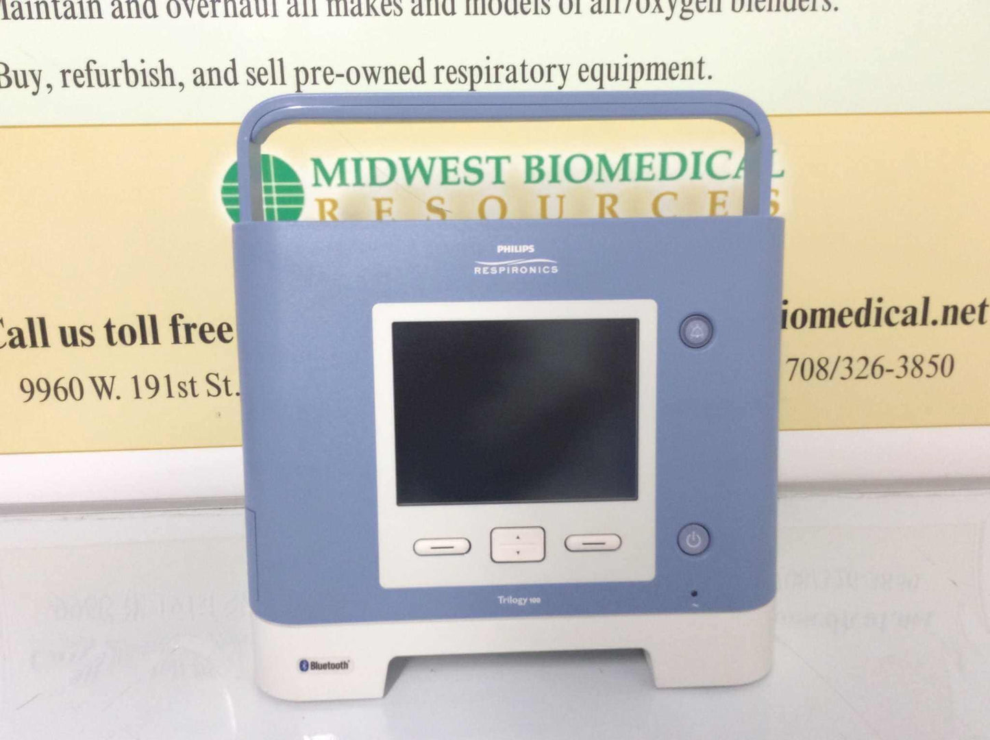 REFURBISHED Patient Ready Philips Respironics Trilogy 100 Bluetooth Medical Ventilator with Accessories 1054260B Warranty FREE Shipping - MBR Medicals