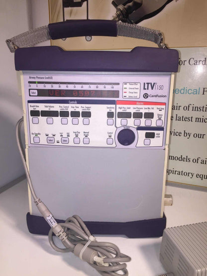 Used Carefusion LTV 1150 Ventilator with Power Supply With Warranty 18984-001 - MBR Medicals