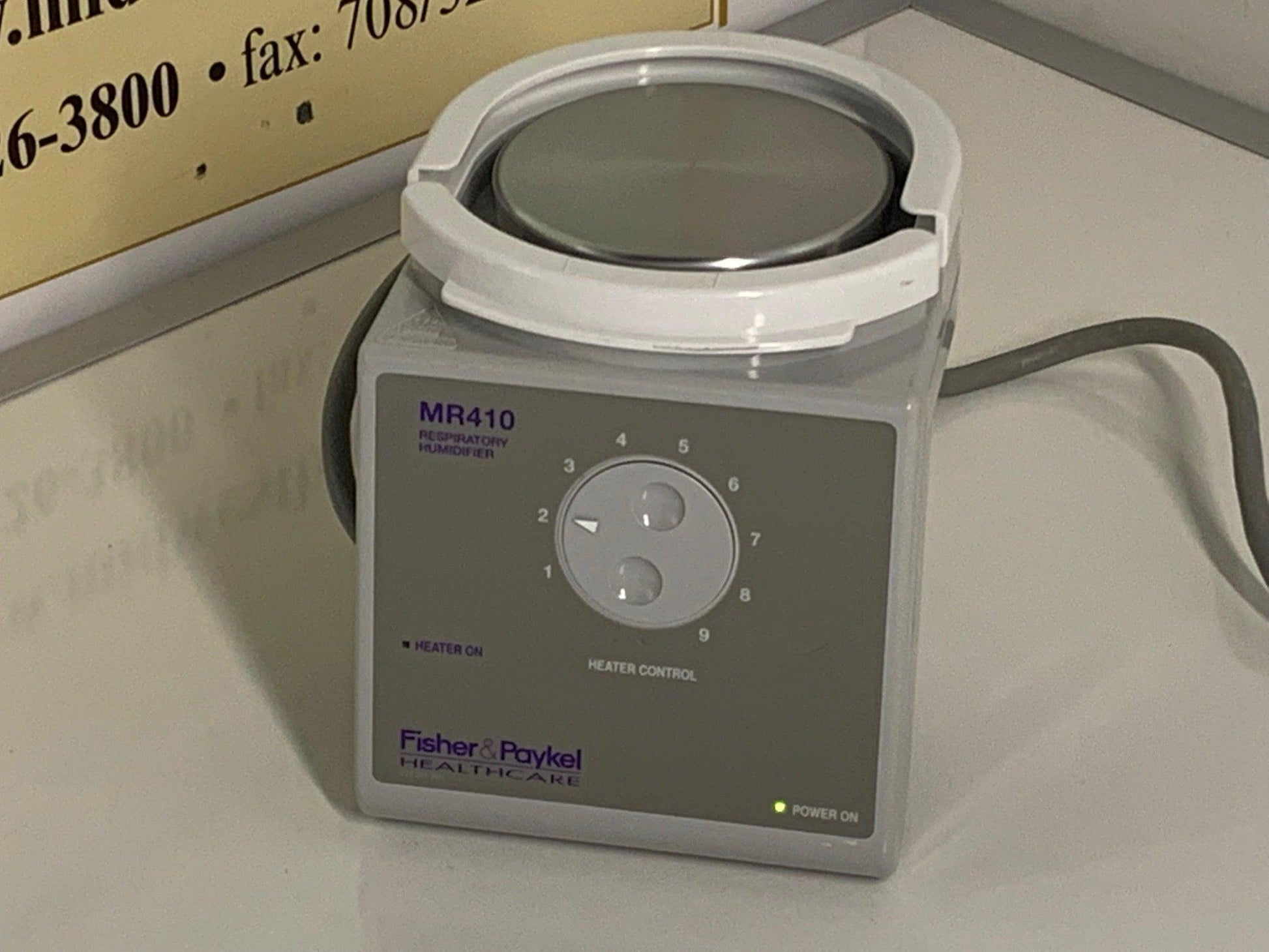 Used Fisher & Paykel Heated Respiratory Humidifier MR410JHU - MBR Medicals