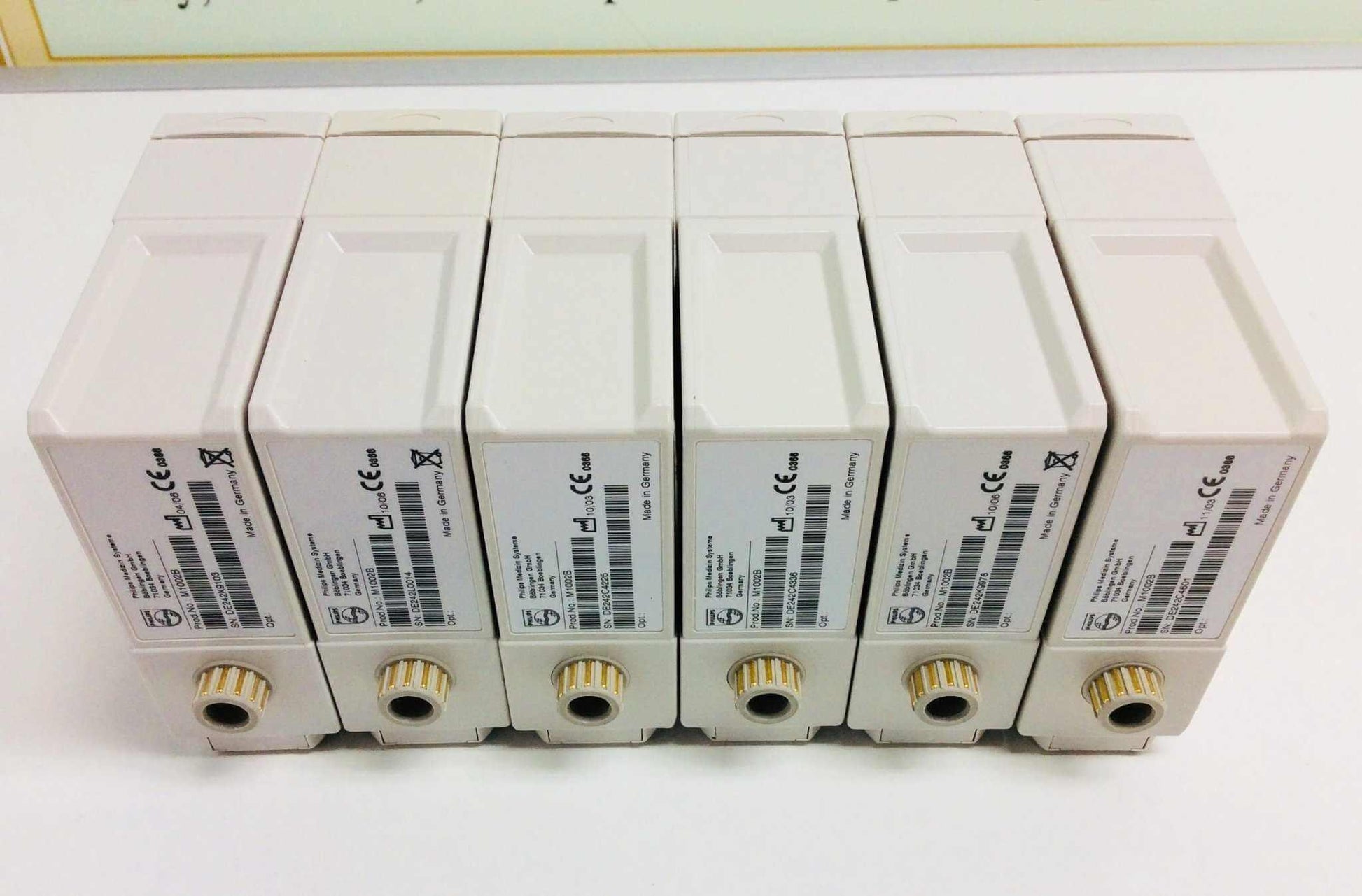 Used Lot of 6 Philips ECG RESP Module M1002B - MBR Medicals