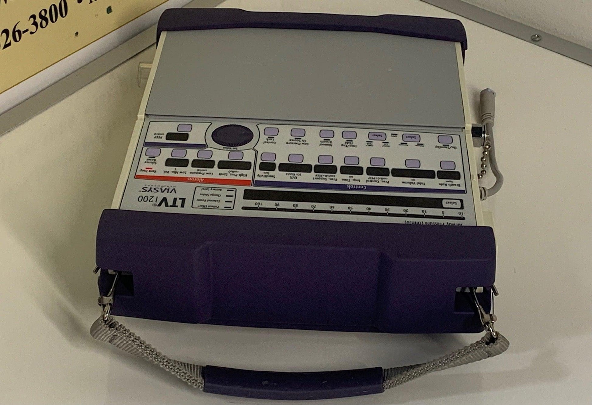 USED LTV 1200 Ventilator Certified Patient Ready until 09/14/24 18888-001 - MBR Medicals