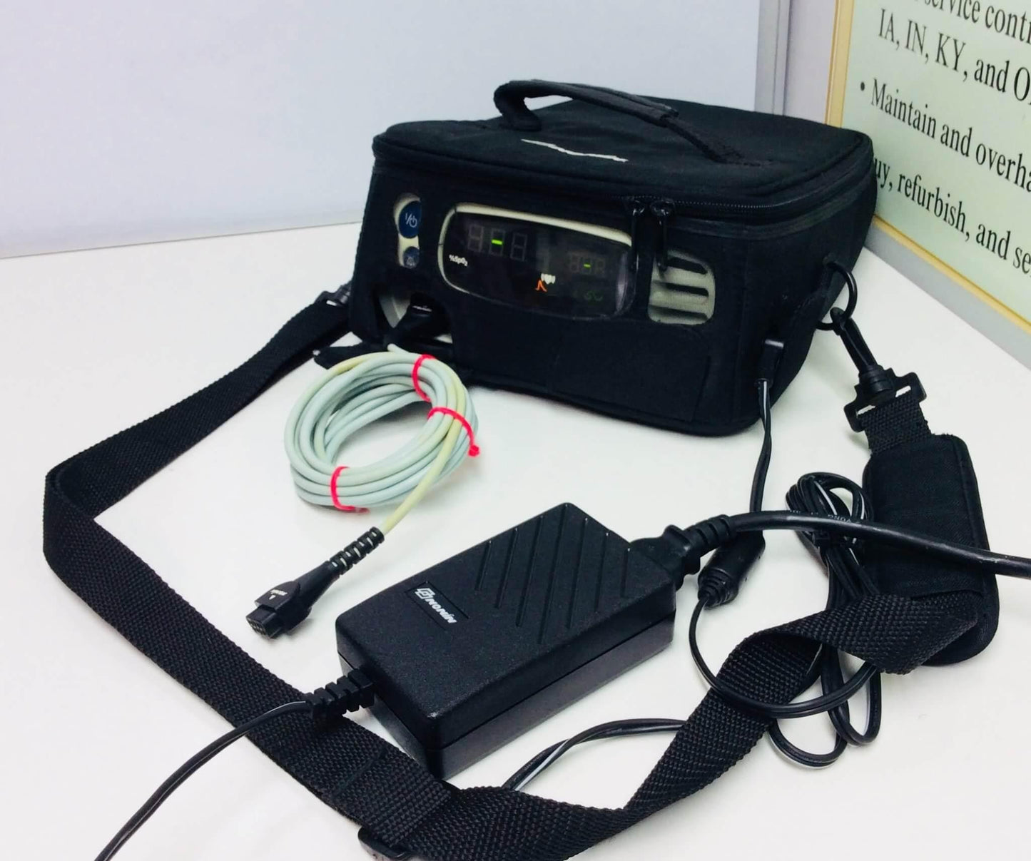USED Nonin 7500 Pluse Oximeter IPX2 with Accessories Warranty FREE Shipping - MBR Medicals