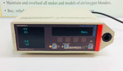 Used Novametrix Pulse Oximeter 515A - MBR Medicals