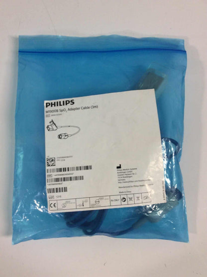 USED Philips Respironics M1900B SpO2 Adapter Cable 989803105451 Warranty FREE Shipping - MBR Medicals