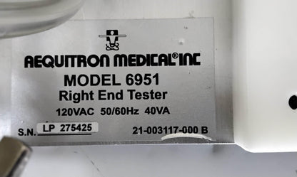 USED Requitron Medical Right End Ventilator Tester 6951 - MBR Medicals